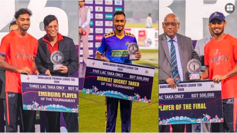 বিপিএলের ফাইনাল শেষে সেরার পুরস্কার পেলেন কারা